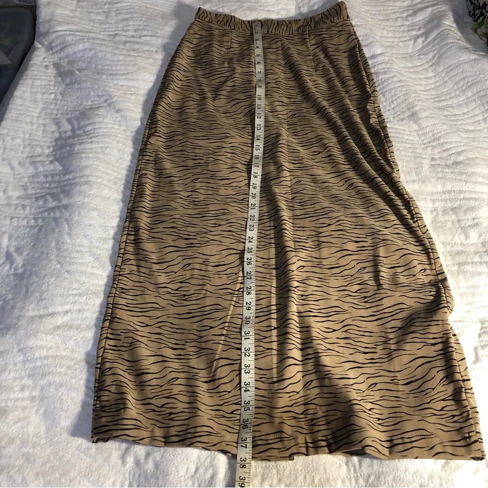 Vintage 80s 90s sun river western boho waist coat and maxi skirt two piece set